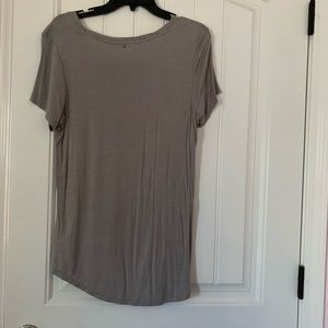 Grey womens simple t-shirt